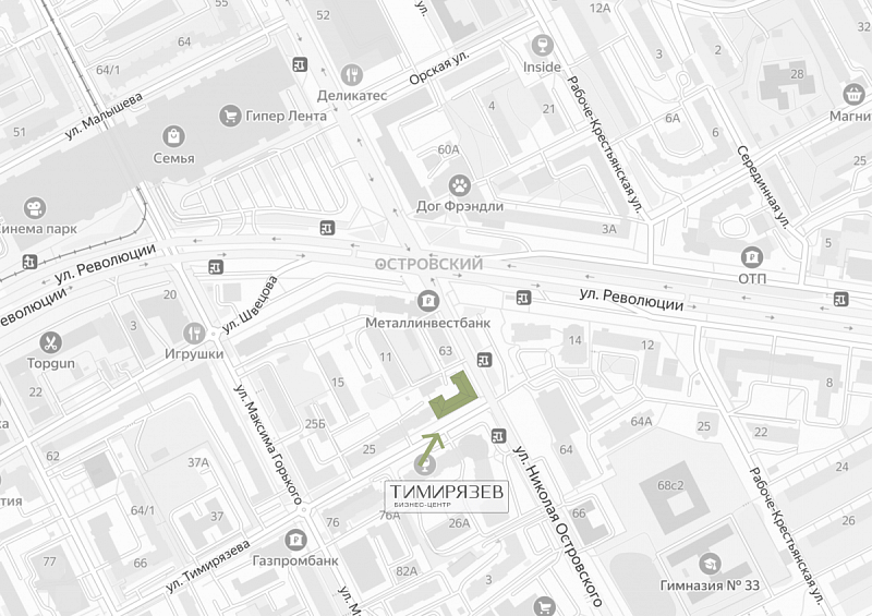 Помещения свободного назначения Пермь, Свердловский р-н, Николая Островского ул, 65